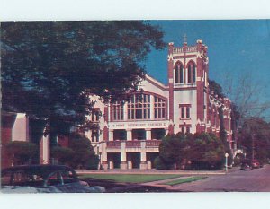 Pre-1980 CHURCH SCENE Orange Texas TX AD0552