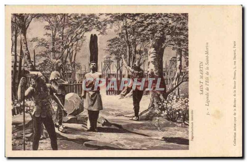 Old Postcard Saint Martin Legende I Ele Saint Martin