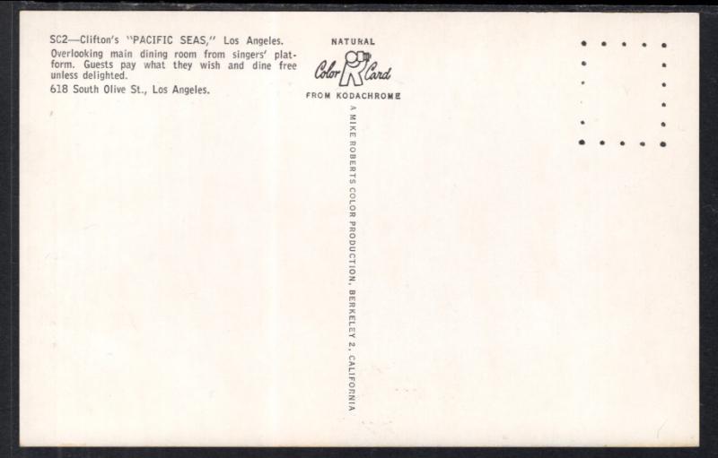 Clifton's Pacific Seas Restaurant,Los Angeles,CA