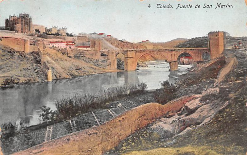 Puente de San Martin Toledo Spain Unused 