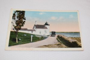 Bristol Ferry Light Bristol Rhode Island Postcard