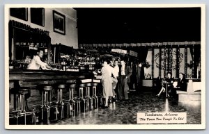 RPPC Crystal Palace Bar Lounge Tombstone AZ C1950s Postcard R17