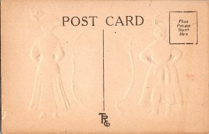 Humor, Women From the Back, See Ourselves As Others See Us Embossed Postcard I78