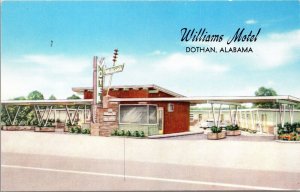 Postcard Williams Motel U.S. Highway 231 in Dothan, Alabama