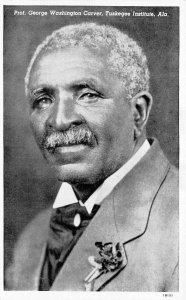Alabama Tuskegee Institute Professor George W Carver Vintage Postcard AA67765
