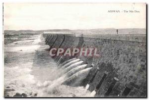  Vintage Postcard Asswan The NÃ®le Dam Post Card Egypt