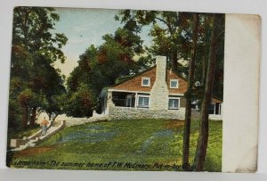 Put-In-Bay Ohio Immerheim, Summer Home of TW McCreary Postcard S8