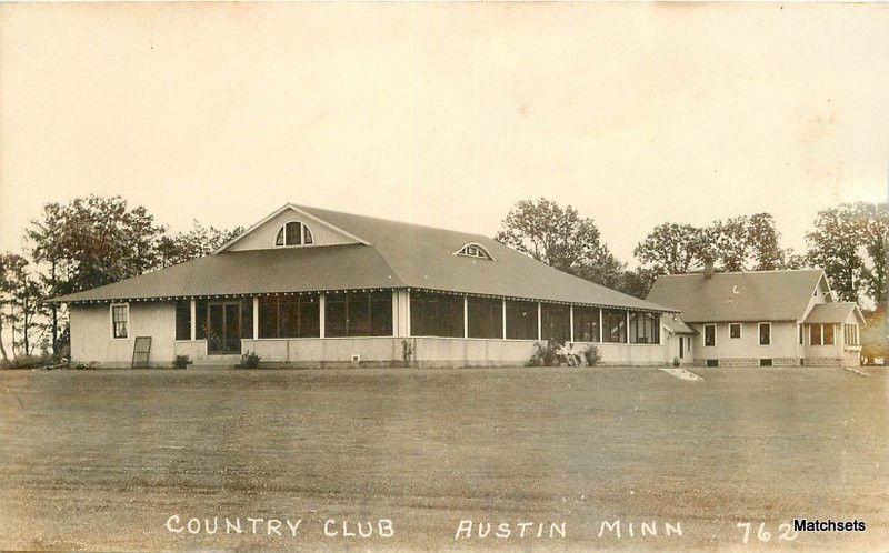 1920s Country Club AUSTIN MINNESOTA RPPC postcard 100595