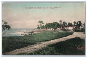 Monterey California CA Postcard Old Mission Road Exterior c1910 Vintage Antique