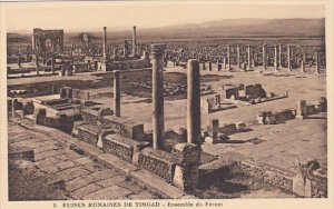 Algeria Ruines Romaines de Timgad Ensemble du Forum