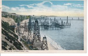 US    PC2047 OIL WELLS, SUMMERLAND, CAL