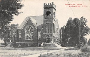 J58/ Rantoul Illinois Postcard c1910 Methodist Church Building  103