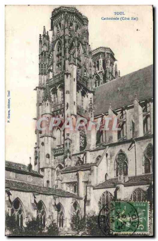 Old Postcard Toul Cathedral East Coast