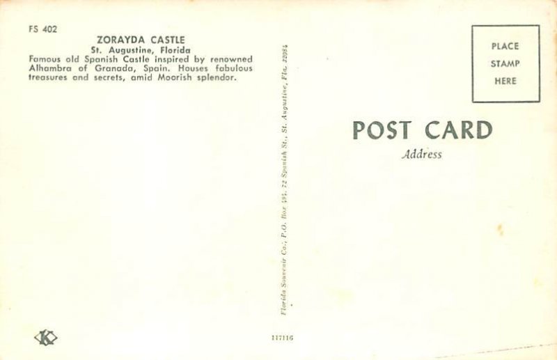 Zorayda Castle St Augustine FL