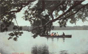 Lot351 fritton lake boat on lake  uk