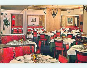 Unused 1950's FRENCH SHACK RESTAURANT ON WEST 55TH STREET Manhattan NY p6093