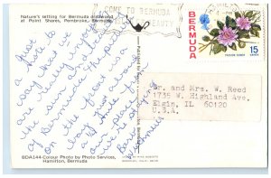 c1960's Nature's Setting for Point Shares Pembroke Bermuda Vintage Postcard