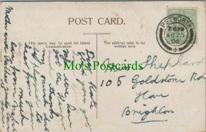 Genealogy Postcard - Shephard - 105 Goldstone Road, Hove, Brighton    RF7349