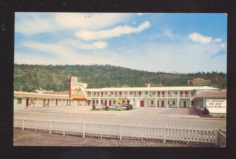 WILLIAMS ARIZONA EL CORONADO MOTEL VINTAGE ADVERTISING POSTCARD