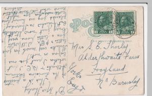 Canada; The Great Divide, Stephen BC PPC 1912 PMK To Mrs Thorley, Hoylake