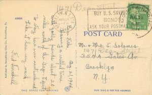 Delaware Water Gap 1944 Linen Postcard Used