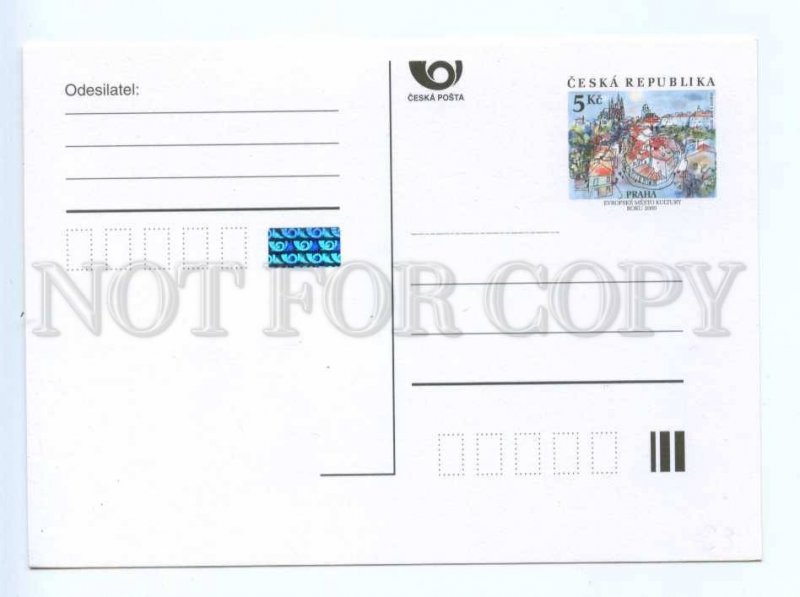 419415 Czech Republic 2000 y European y Culture POSTAL stationery postcard