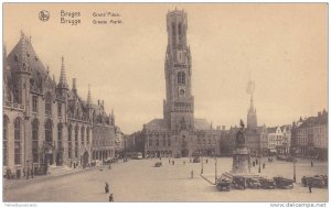 Courtyard View, Grand'Place, Groote Markt, Bruges, Brugge, West Flanders, Bel...