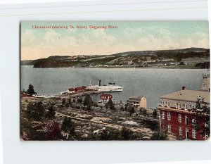 Postcard Chicoutimi, Saguenay River, Chicoutimi, Canada