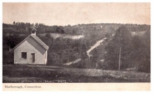 Connecticut  Marlboro , Aerial view looking South from Congregational Church