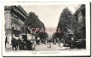 Paris - 2 - Boulevard des Capucines - Old Postcard