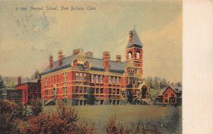 Normal School, New Britain, Connecticut, Early  Postcard, Used in 1911