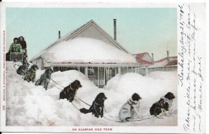 Alaskan Dog Team, 1916, used (55368)
