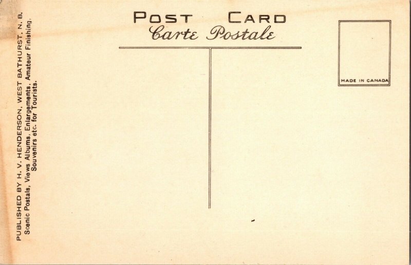 Mann's Pool on Matapedia River, Quebec Canada Vintage Postcard J56