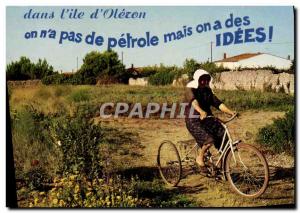 Old Postcard In I & # 39ile D & # 39Oleron Old woman quichenotte on his tricy...