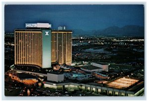 Vintage Las Vegas Hilton Postcard #AE