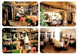 Briedern, Germany??  WEINHAUS LENZ RESTAURANT~Interior  ADVERTISING 4X6 Postcard