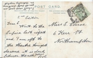 Genealogy Postcard - Family History - Course - Kerr Street - Northampton  U1908