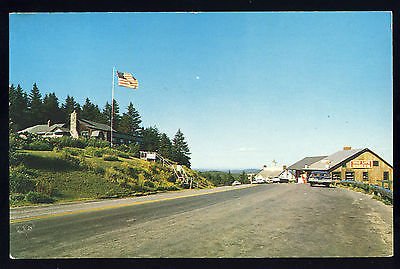 Hogback Mountain, Vermont/VT Postcard, Buildings & Old Car, 1950!