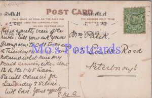 Genealogy Postcard - Pauk?, 82 London Road, Peterborough, Cambridgeshire GL2085