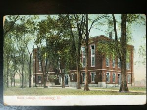 Vintage Postcard 1907 Knox College, Galesburg Illinois (IL)