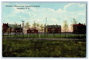 1914 Northern Normal & Industrial School Campus Aberdeen South Dakota Postcard