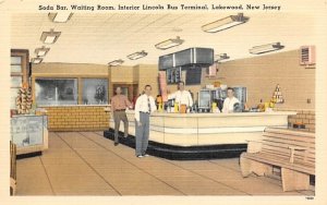 Waiting Room, Interior Lincoln Bus Terminal Lakewood, New Jersey  