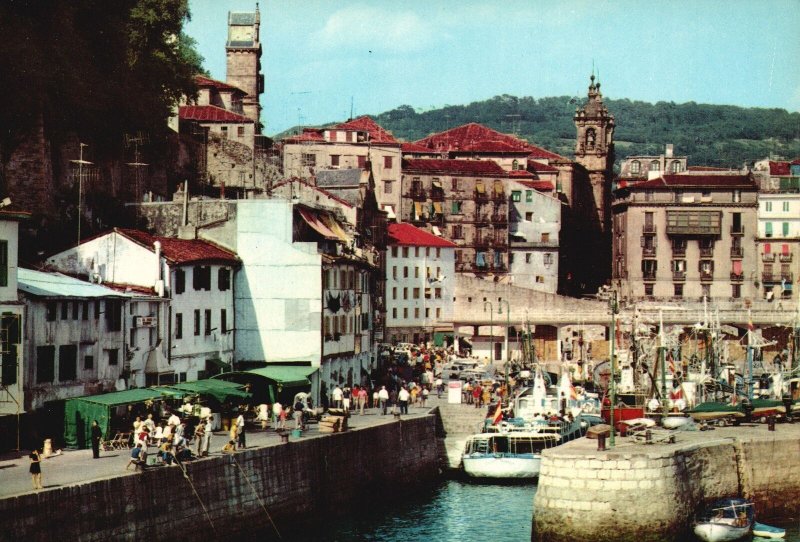 Vintage Postcard El Puerto Le Port The Harbour San Sebastian La Gomera Spain ES