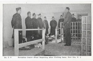 Final Inspection Army Recruits Fort Dix New Jersey Reception Center