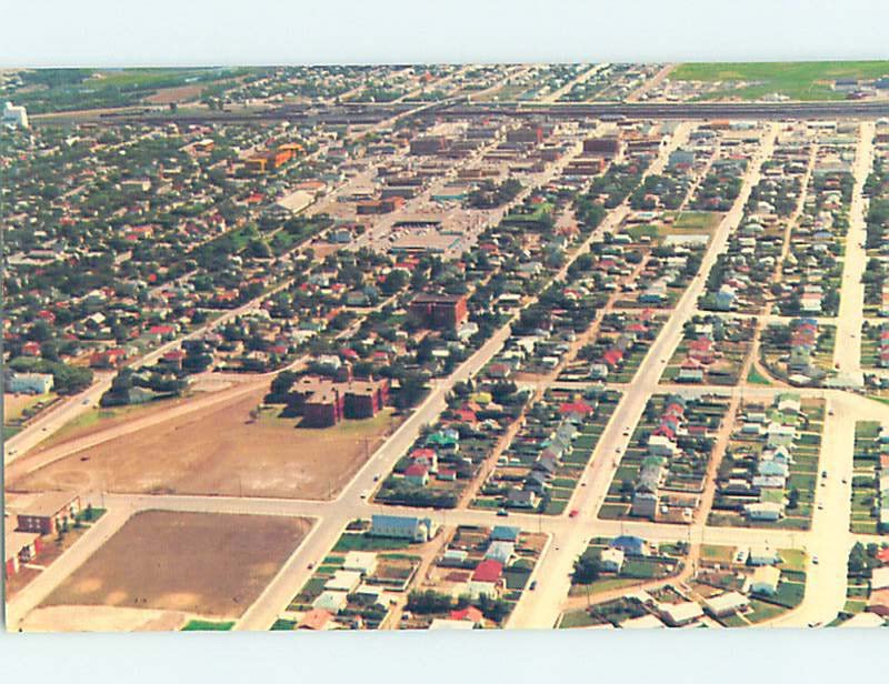 Pre-1980 AERIAL VIEW Swift Current Saskatchewan SK AD0063