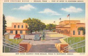 Hidalgo Texas Border Entry to Monterrey Mexico Vintage Postcard JH230660