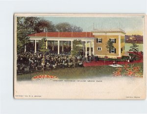 Postcard Concert Audience Willow Grove Park Pennsylvania USA