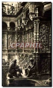 Postcard Old St Bertrand de Comminges choir Detail Jesse Tree