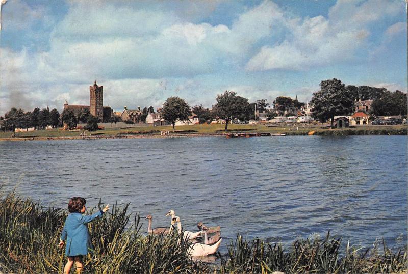 uk1784 carlingwark loch castle douglas kirkcudbrightshire scotland real photo uk