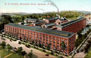 New York Syracuse H H Franklin Automobile Works